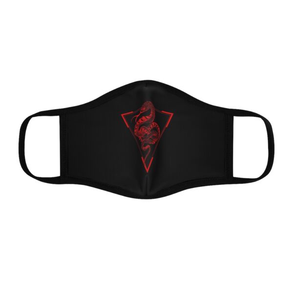 Grail of the Serpent Fitted Polyester Face Mask