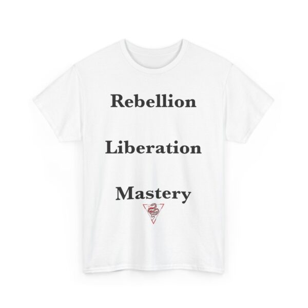 Rebellion Liberation Mastery T-Shirt (White) - Image 3