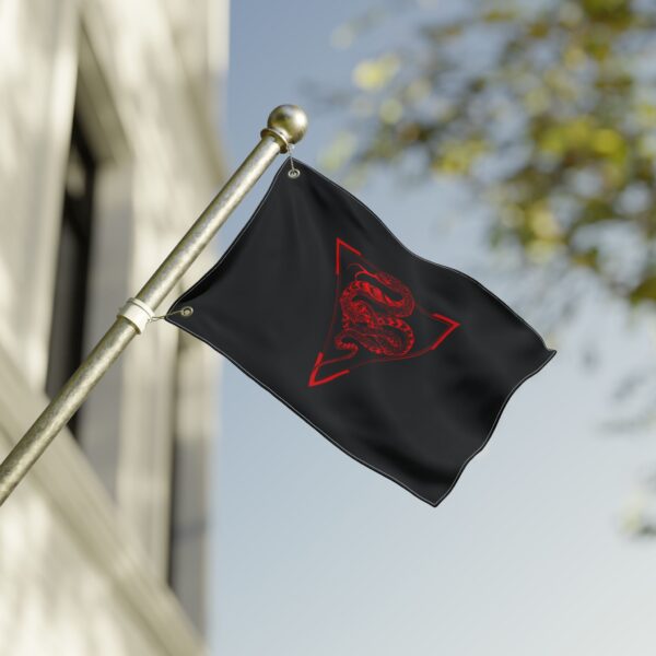 Grail of the Serpent Double Sided Flag (Rectangle) - Image 4