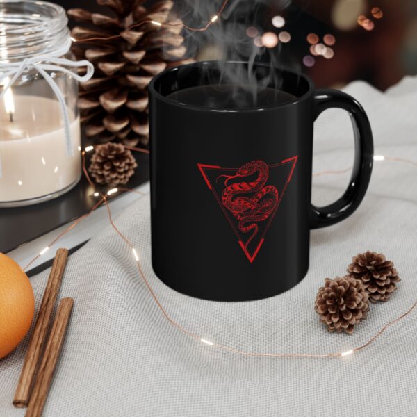 Grail of the Serpent Mug (Black) - Image 4