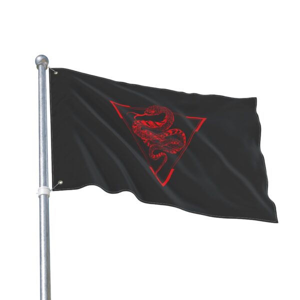 Grail of the Serpent Double Sided Flag (Rectangle) - Image 7