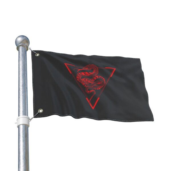 Grail of the Serpent Double Sided Flag (Rectangle) - Image 3