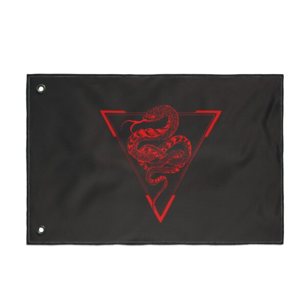 Grail of the Serpent Double Sided Flag (Rectangle)