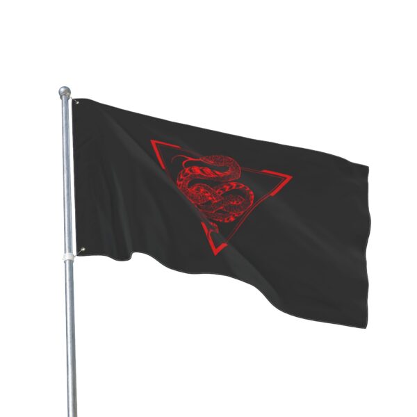 Grail of the Serpent Double Sided Flag (Rectangle) - Image 11